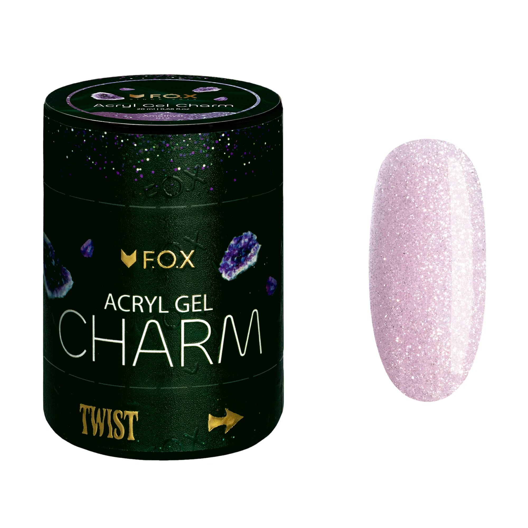 

Акрил-гель для нігтів F.O.X Acryl Gel Charm 012 Amethyst, 20 мл