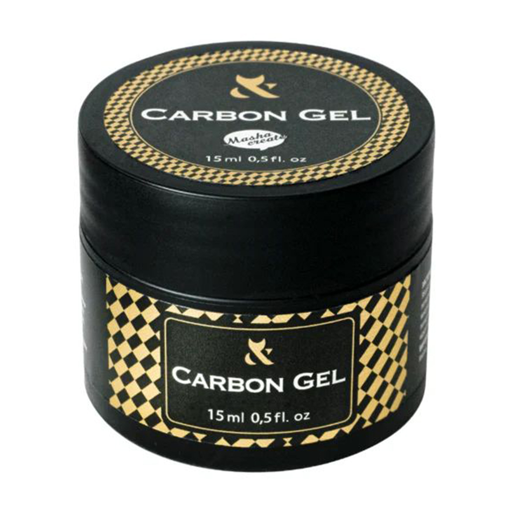 

Гель для моментального ремонту нігтів F.O.X Carbon Gel, 15 мл
