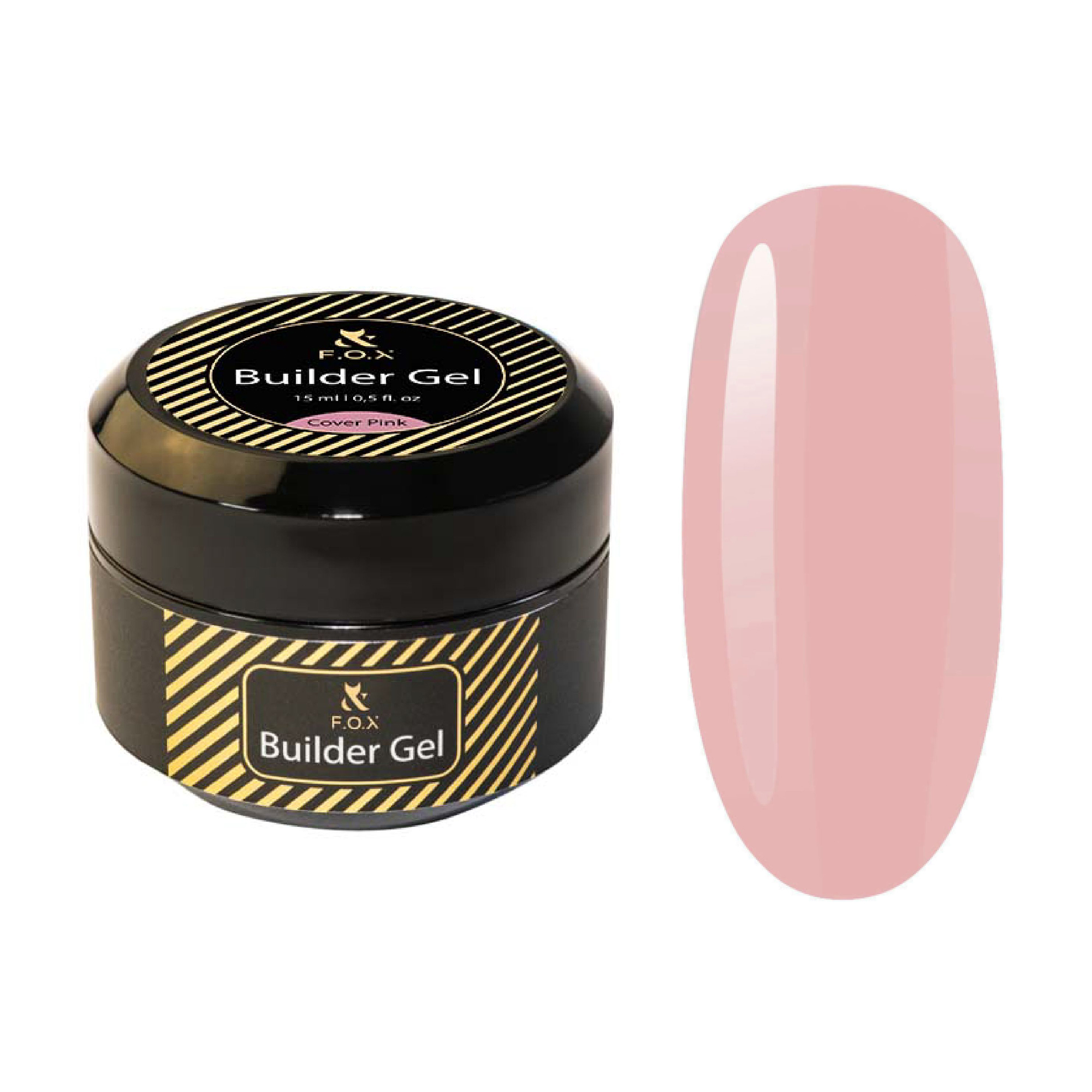 

Будівельний гель для нігтів F.O.X Builder Gel, Cover Pink, 15 мл