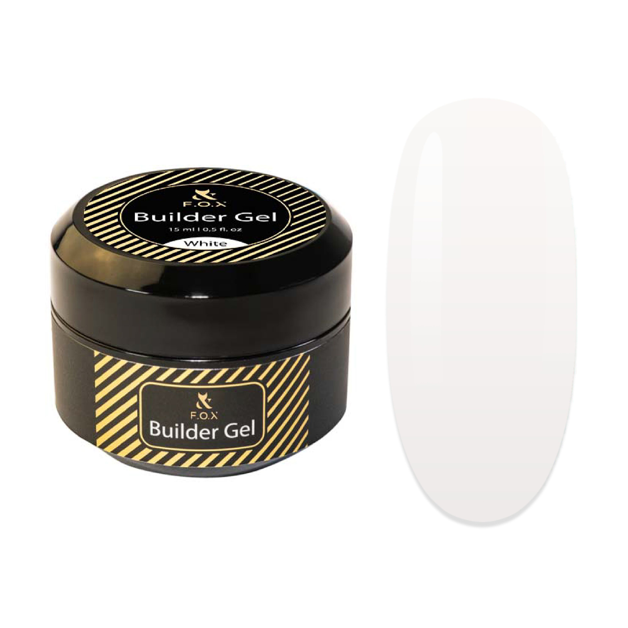 

Будівельний гель для нігтів F.O.X Builder Gel, Cover White, 15 мл