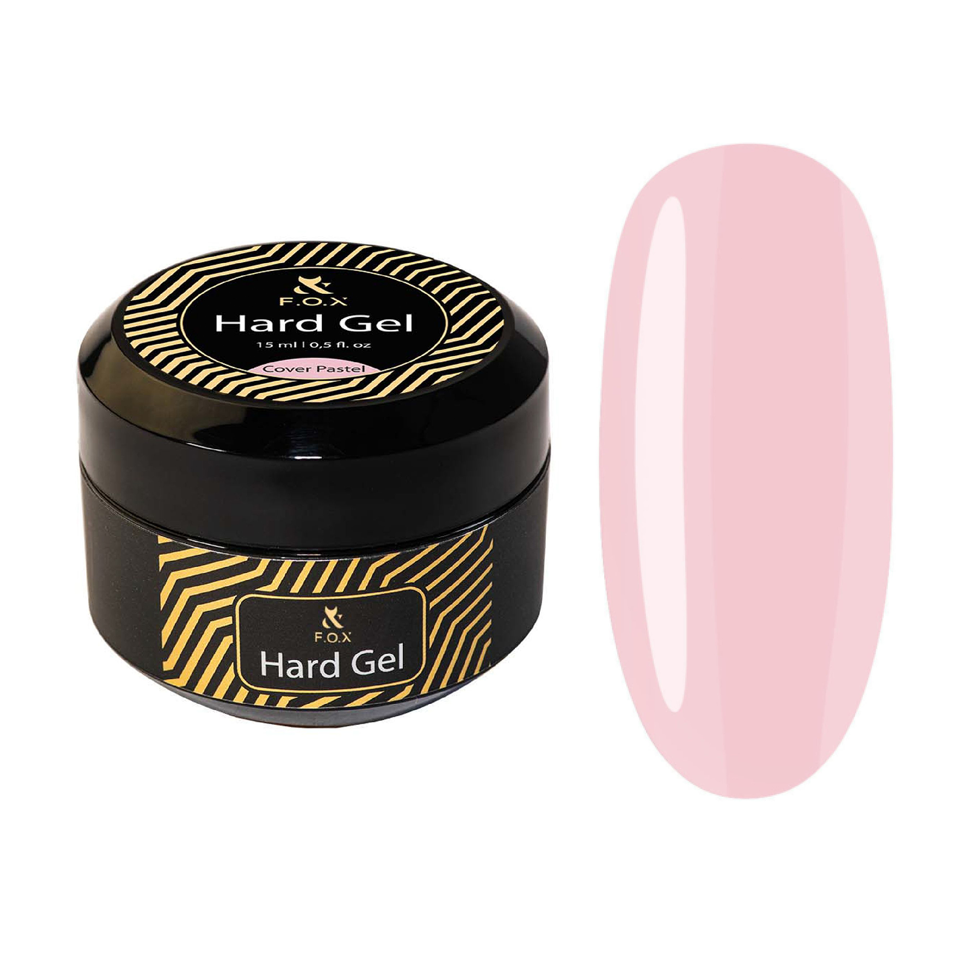 

Рідкий будівельний гель для нігтів F.O.X Hard Gel, Cover Pastel, 15 мл