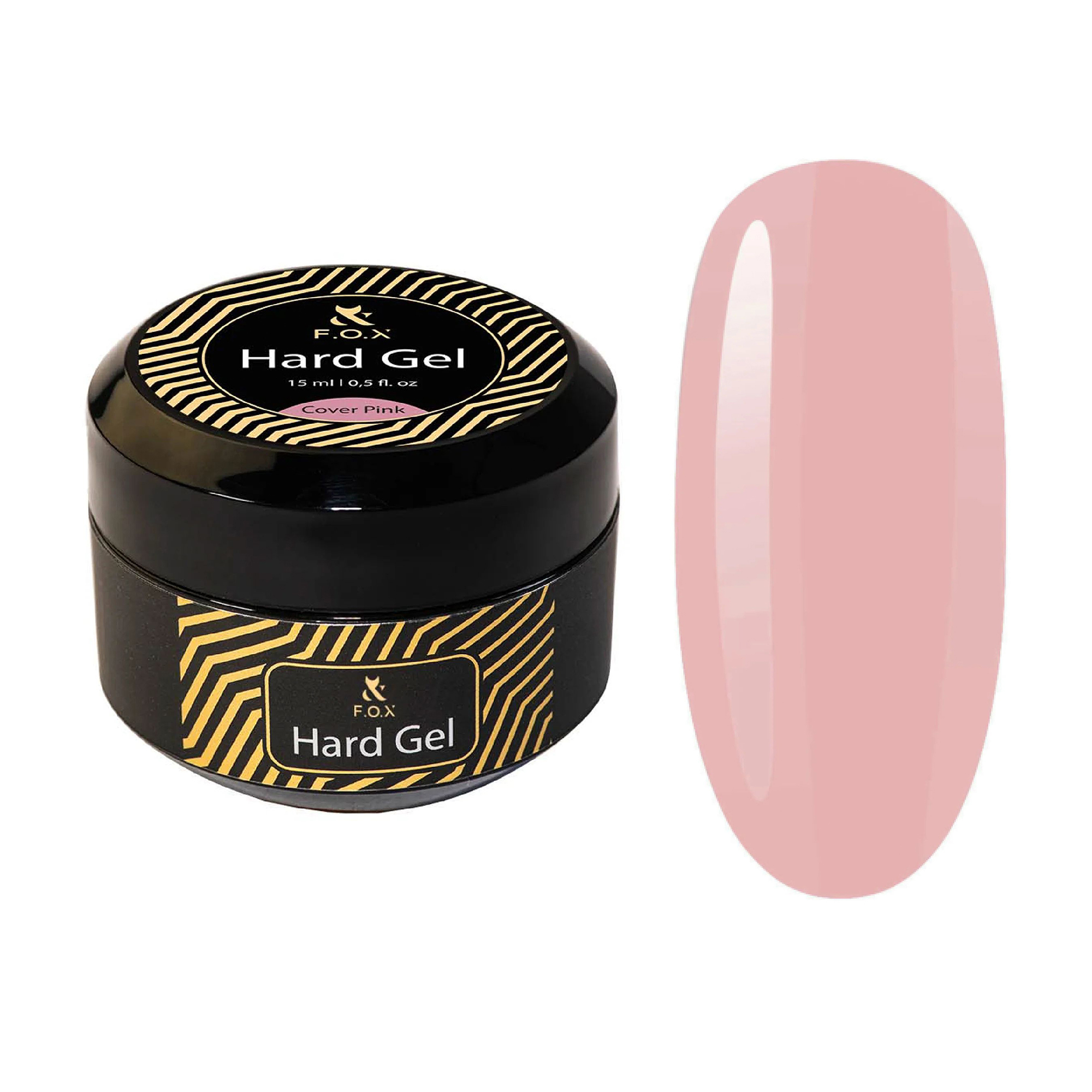 

Рідкий будівельний гель для нігтів F.O.X Hard Gel, Cover Pink, 15 мл