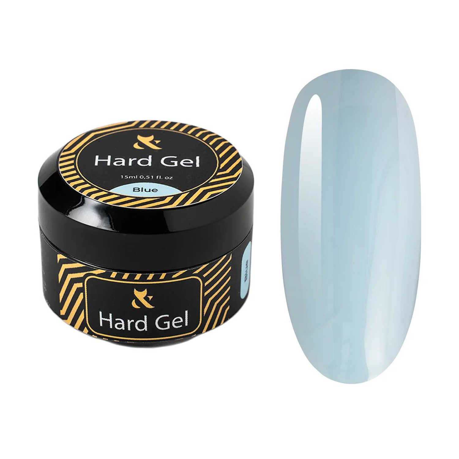 

Рідкий будівельний гель для нігтів F.O.X Hard Gel, Cover Blue, 15 мл