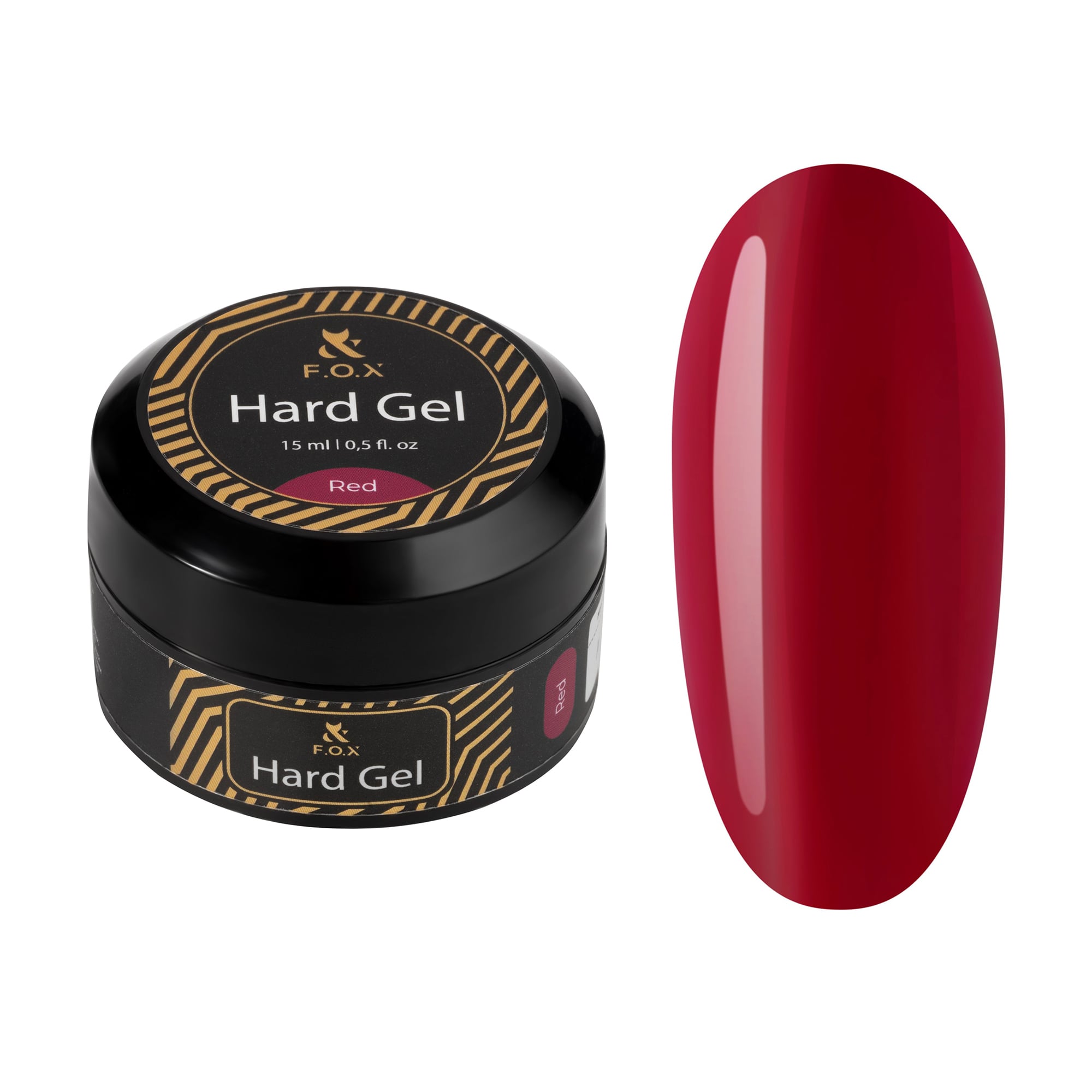 

Рідкий будівельний гель для нігтів F.O.X Hard Gel, Red, 15 мл