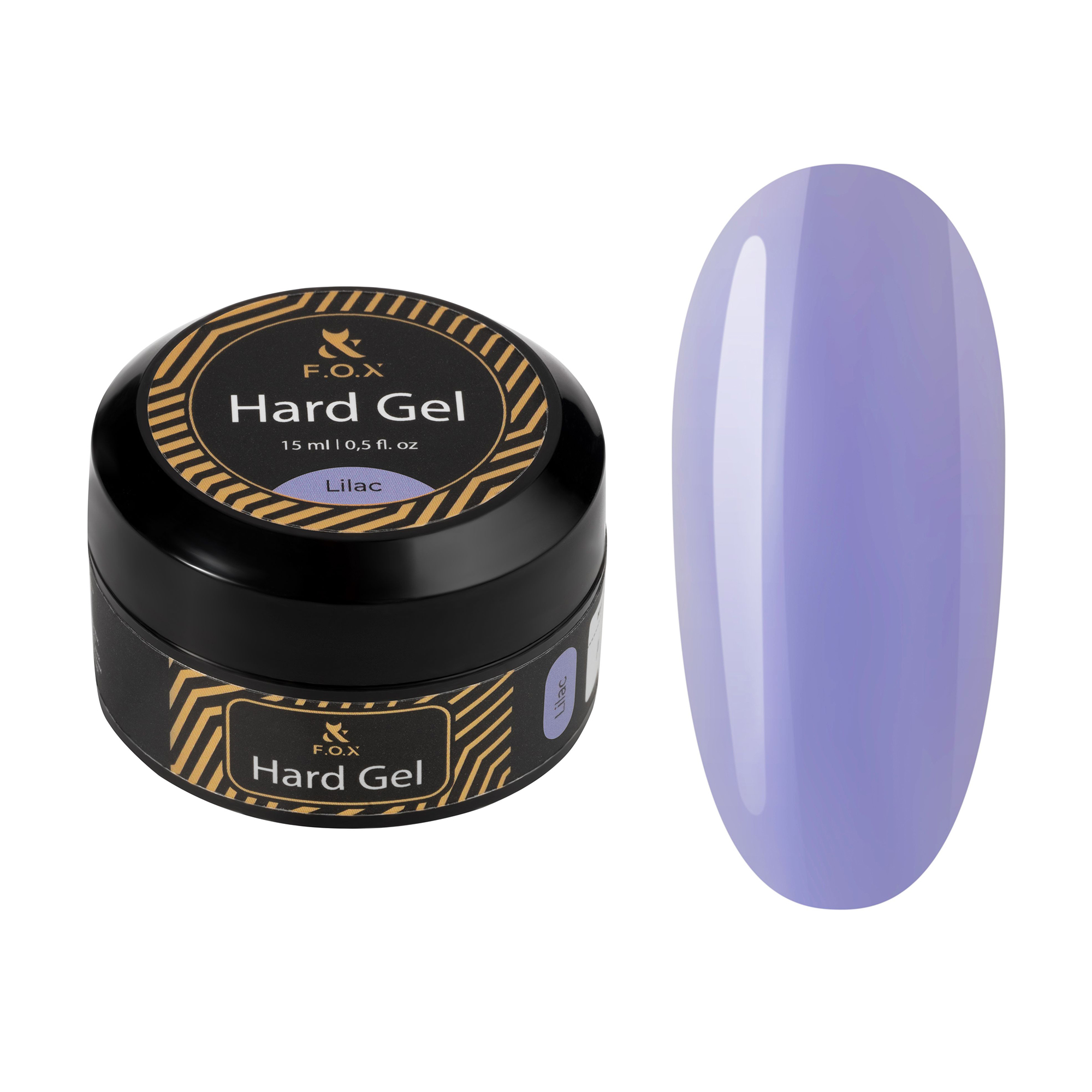 

Рідкий будівельний гель для нігтів F.O.X Hard Gel, Lilac, 15 мл