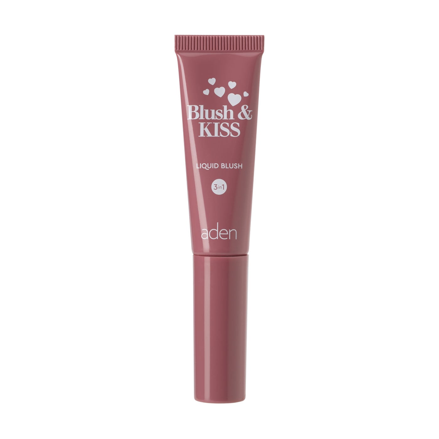 

Рідкі рум'яна для обличчя 3 в 1 Aden Blush & Kiss Liquid Blush 3 in 1, 02 Sunkissed, 8 мл