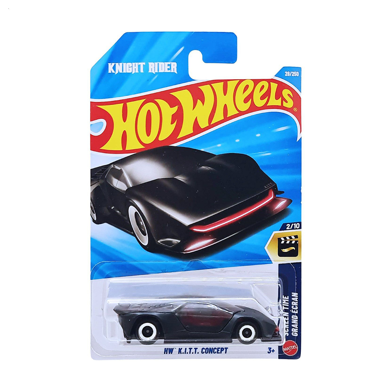 

Базовий автомобіль Hot Wheels HW K.I.T.T. Cjncept чорний, від 3 років, 11*3.5*11 см (5785)