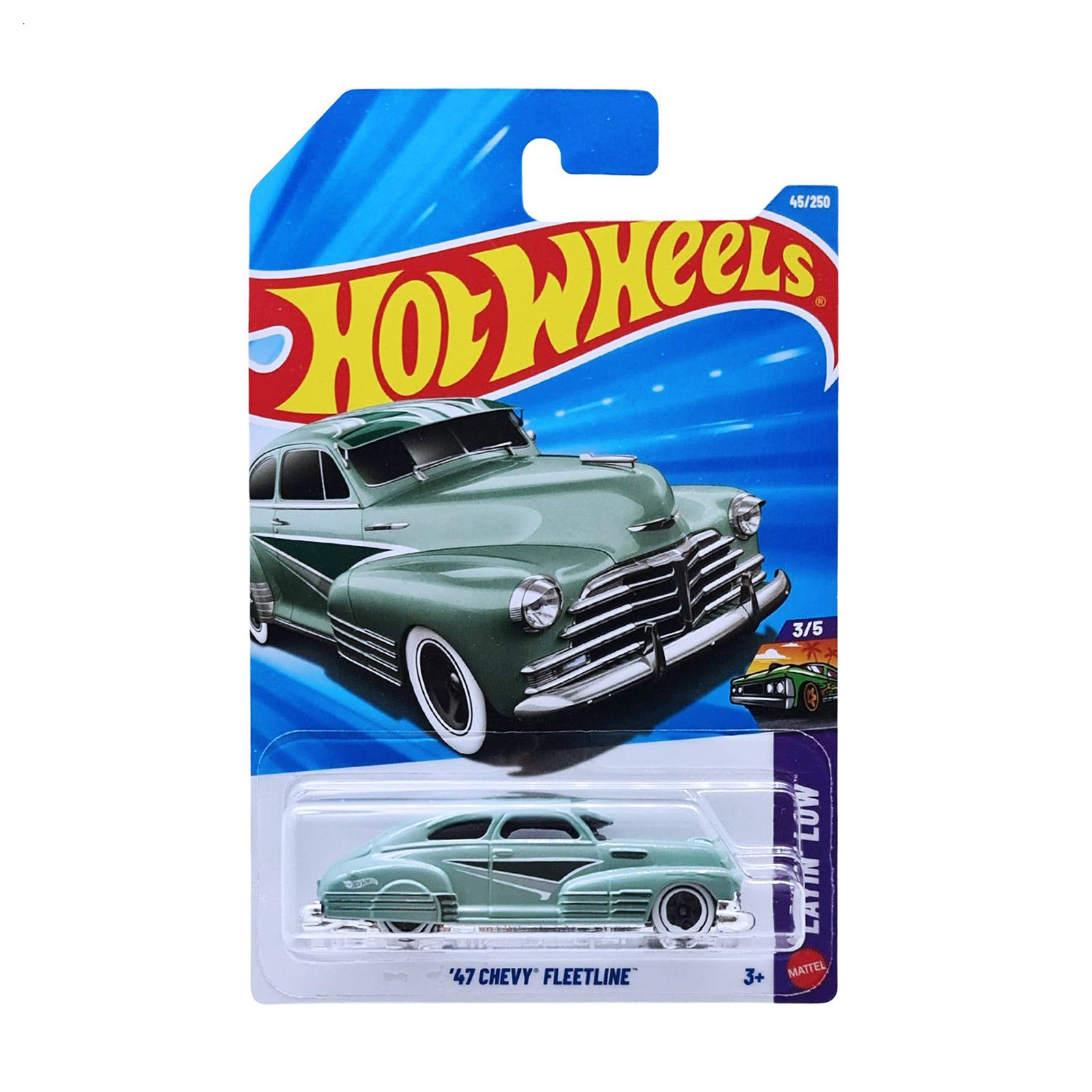 

Базовий автомобіль Hot Wheels 47 Chevy Fleetline м'ятний, від 3 років, 11*3.5*11 см (5785)