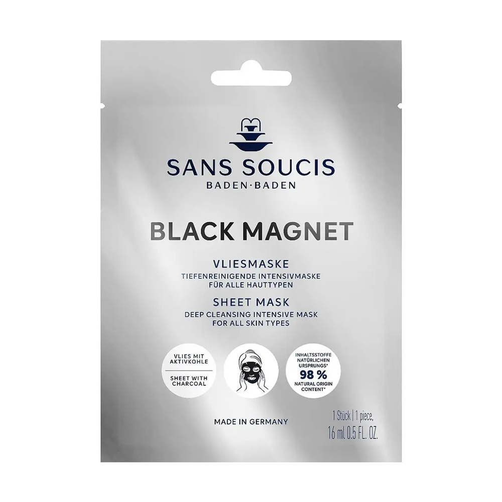 

Очищувальна тканинна маска для обличчя Sans Soucis Black Magnet, 16 мл