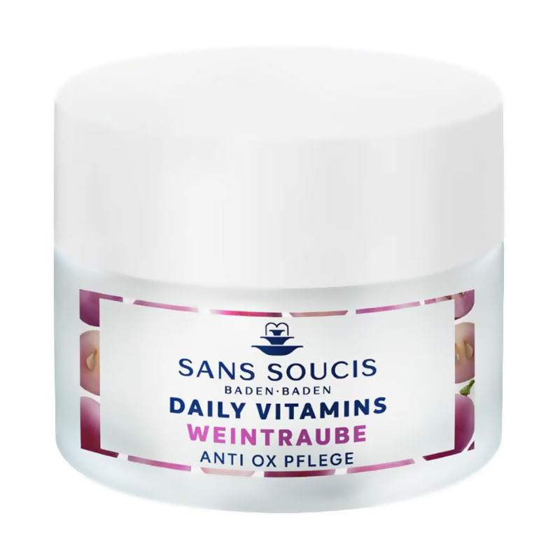 

Антиоксидантний крем для обличчя Sans Soucis Daily Vitamins Grape Anti Ox Care для зрілої шікри, 50 мл