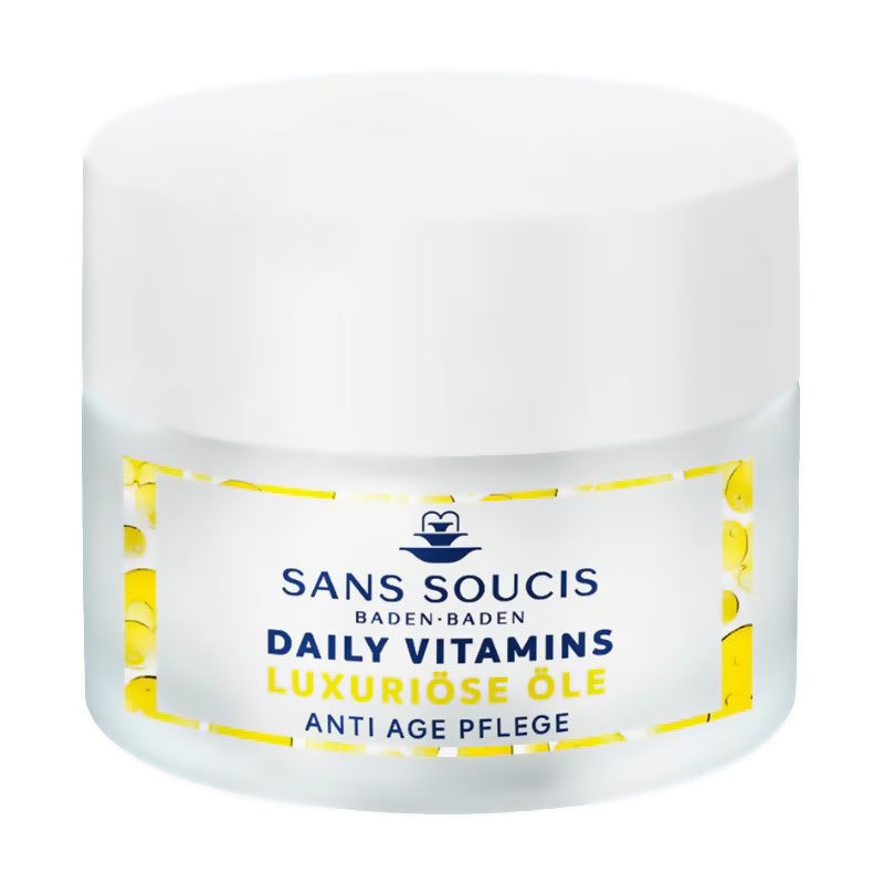 

Антивіковий крем для обличчя Sans Soucis Daily Vitamins Luxurious Oils Anti Age Care для зрілої шкіри, 50 мл