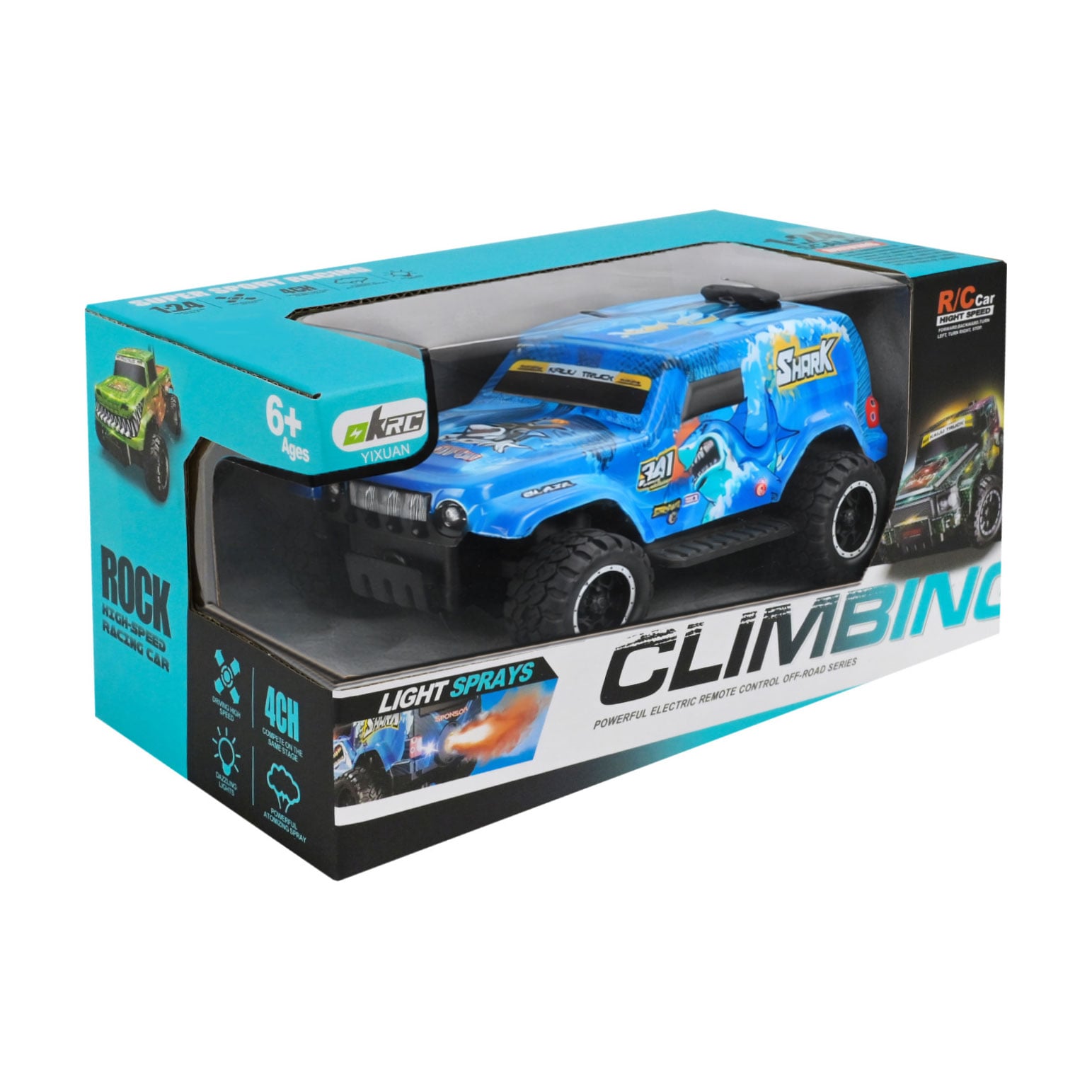 

Дитяча машинка Shantou Jinxing Climbing на радіокеруванні, від 6 років, 16*10*8 см (KM555-5A)