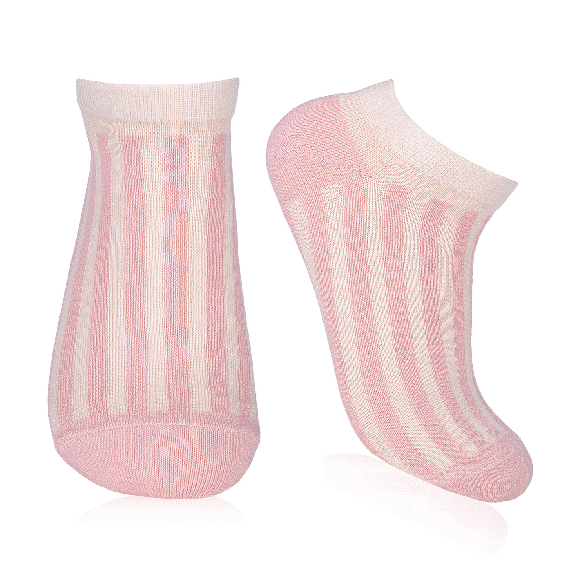 

Шкарпетки жіночі AmiGA укорочені, смужка, рожеві, розмір 23-25