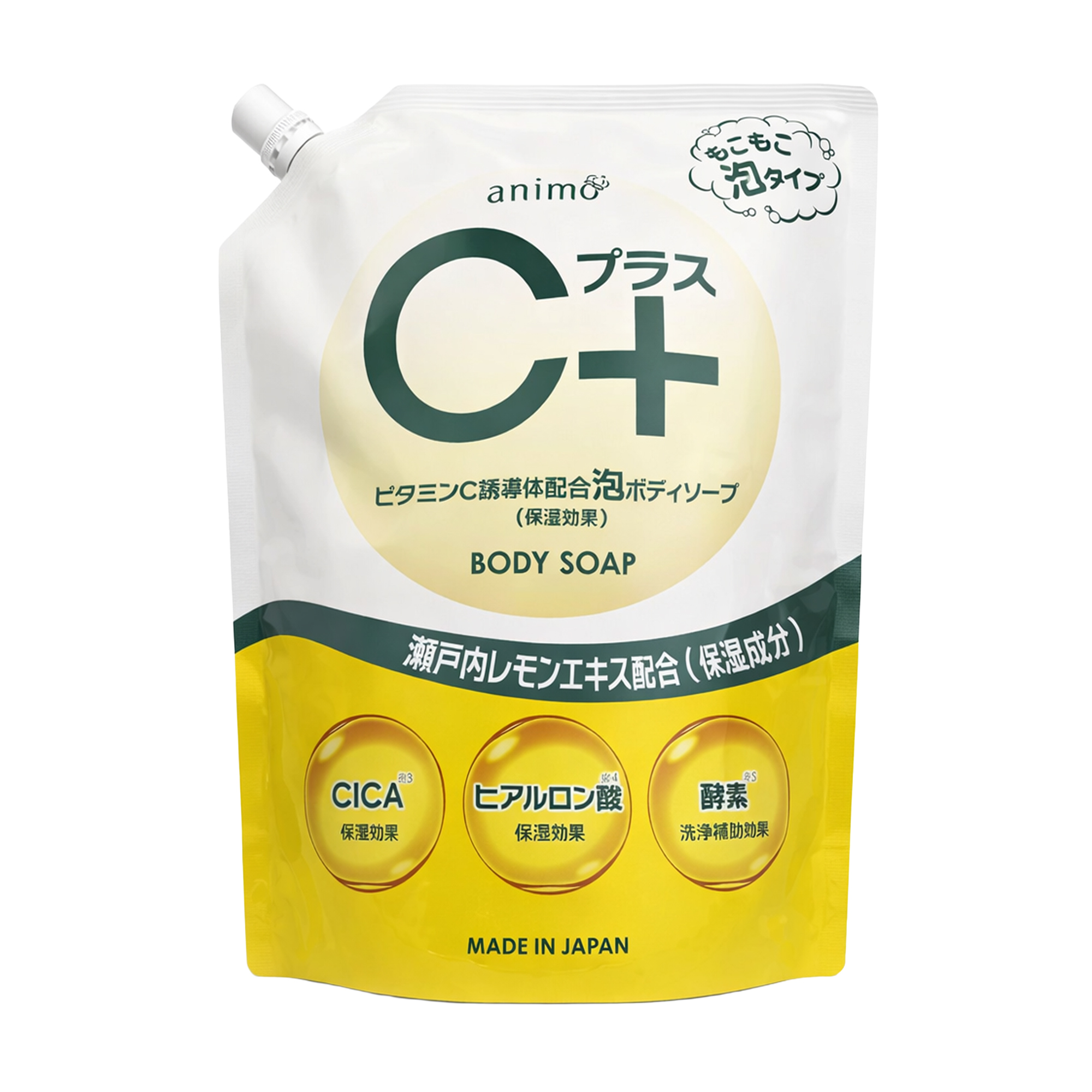 

Мило-пінка для тіла Rocket Soap C Plus Foaming Body Soap з вітаміном С, 800 мл (дойпак)