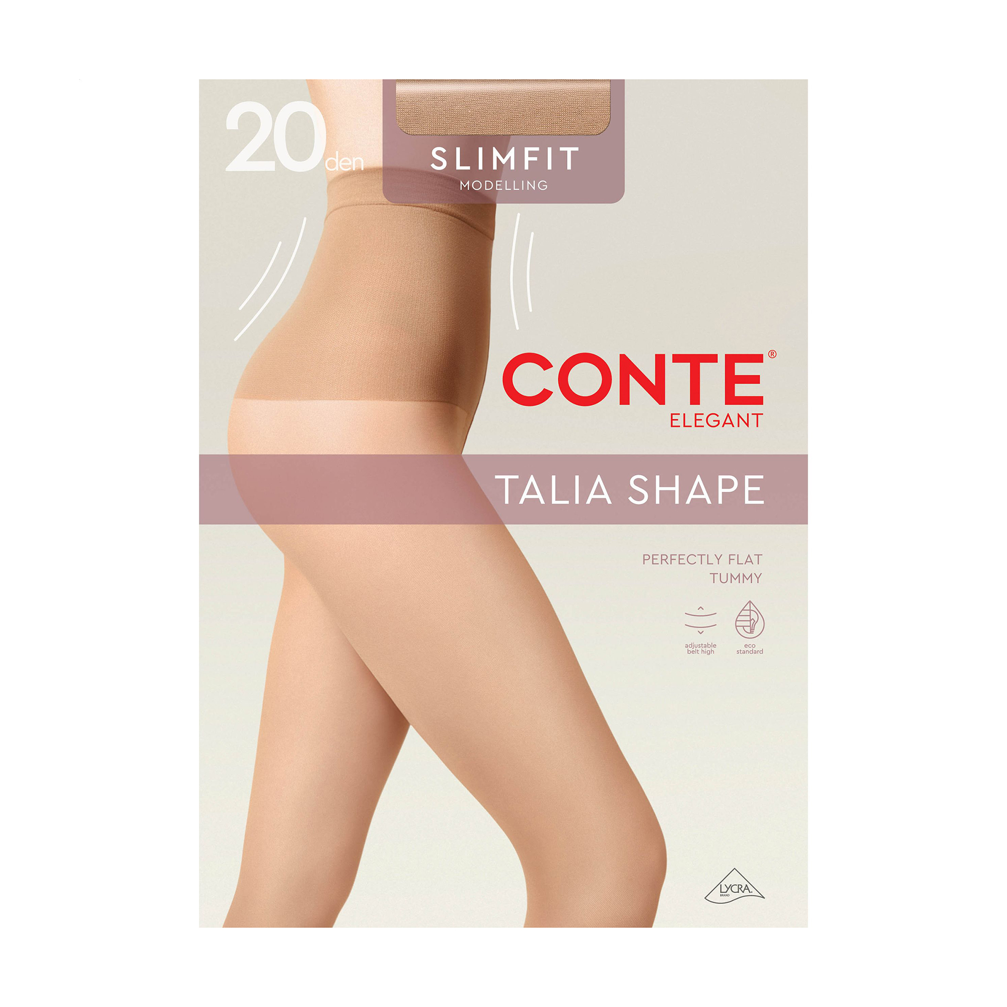 

Колготки жіночі Conte elegant Slimfit, 20 DEN, Natural, розмір 4