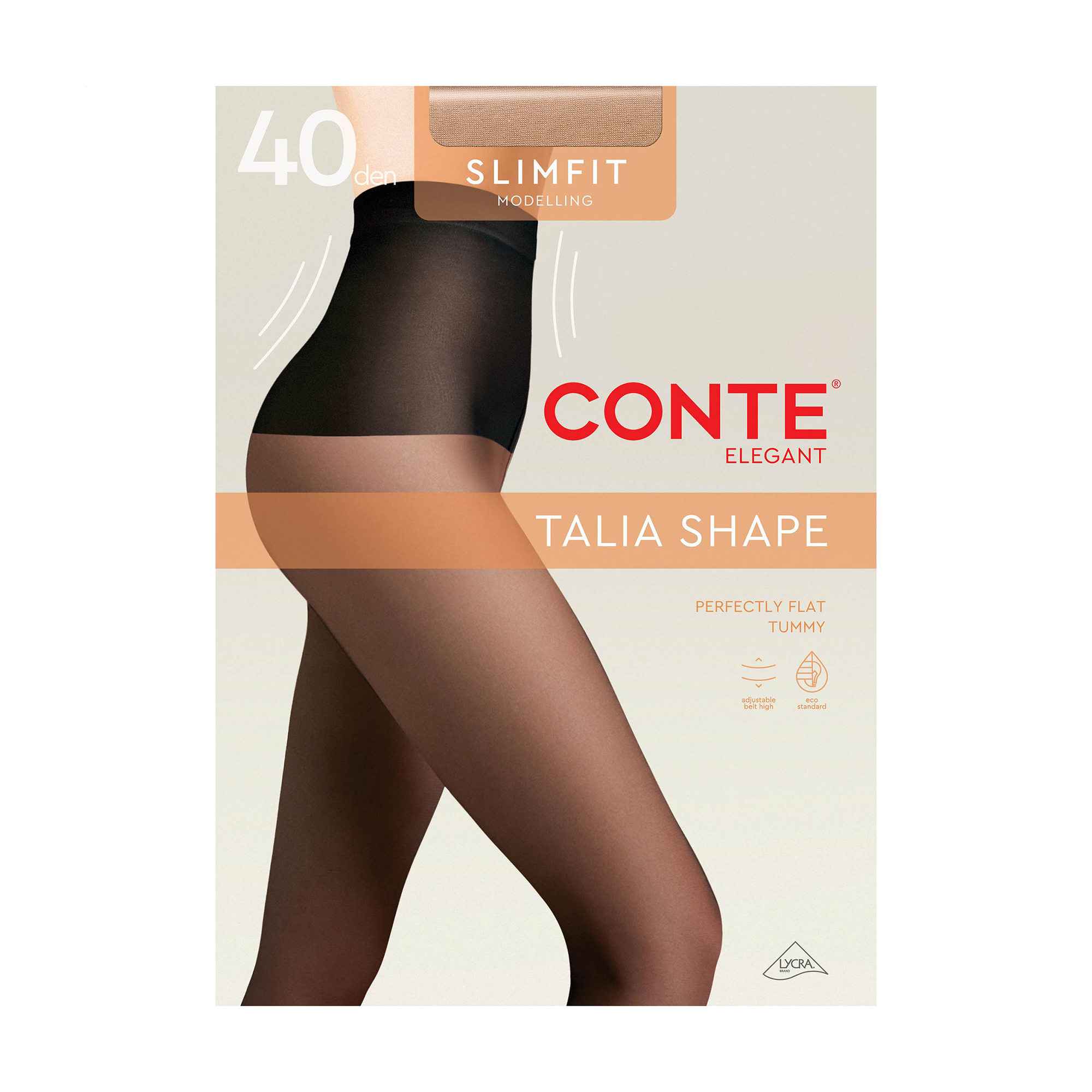 

Колготки жіночі Conte elegant Slimfit, 40 DEN, Natural, розмір 5