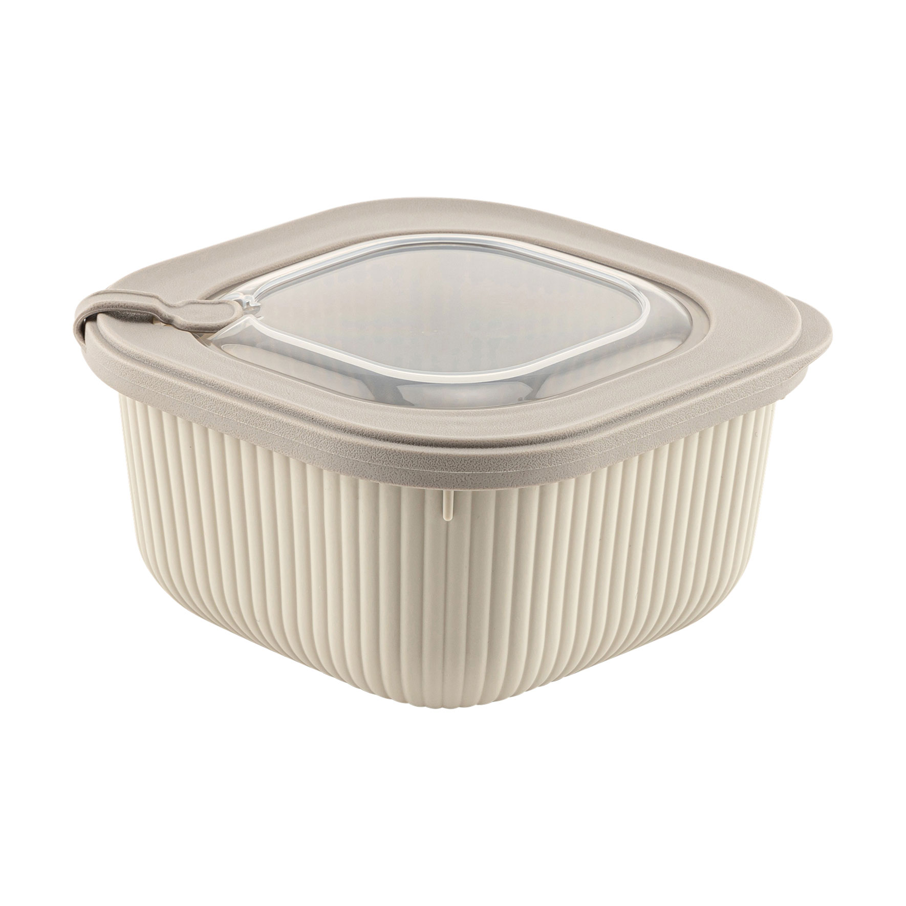 

Контейнер Idea Home Line Box квадратний, бежевий, 1.1 л (00682 Bej)