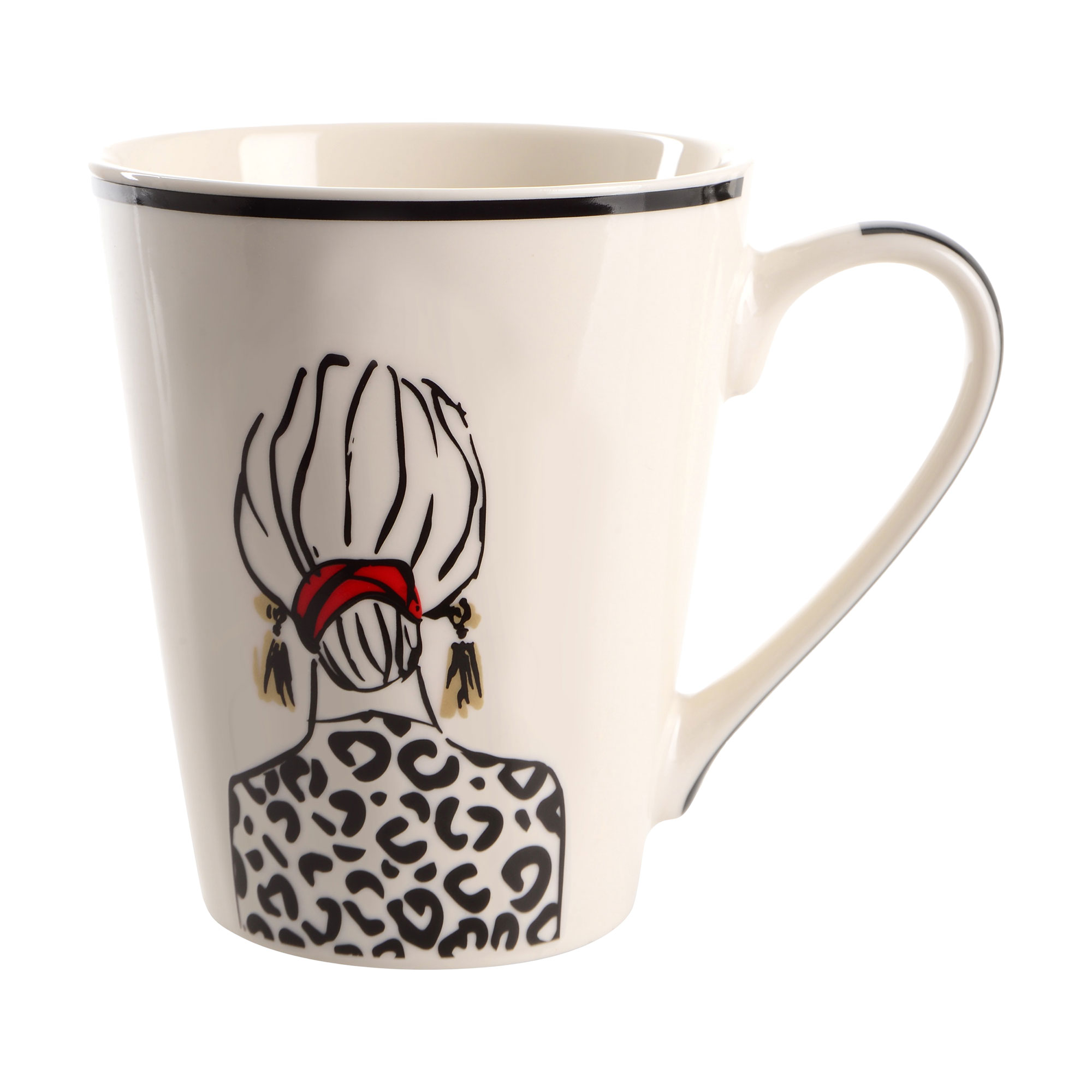 

Чашка Limited Edition Madam C біла з малюнком, 300 мл (B02-E0825C)