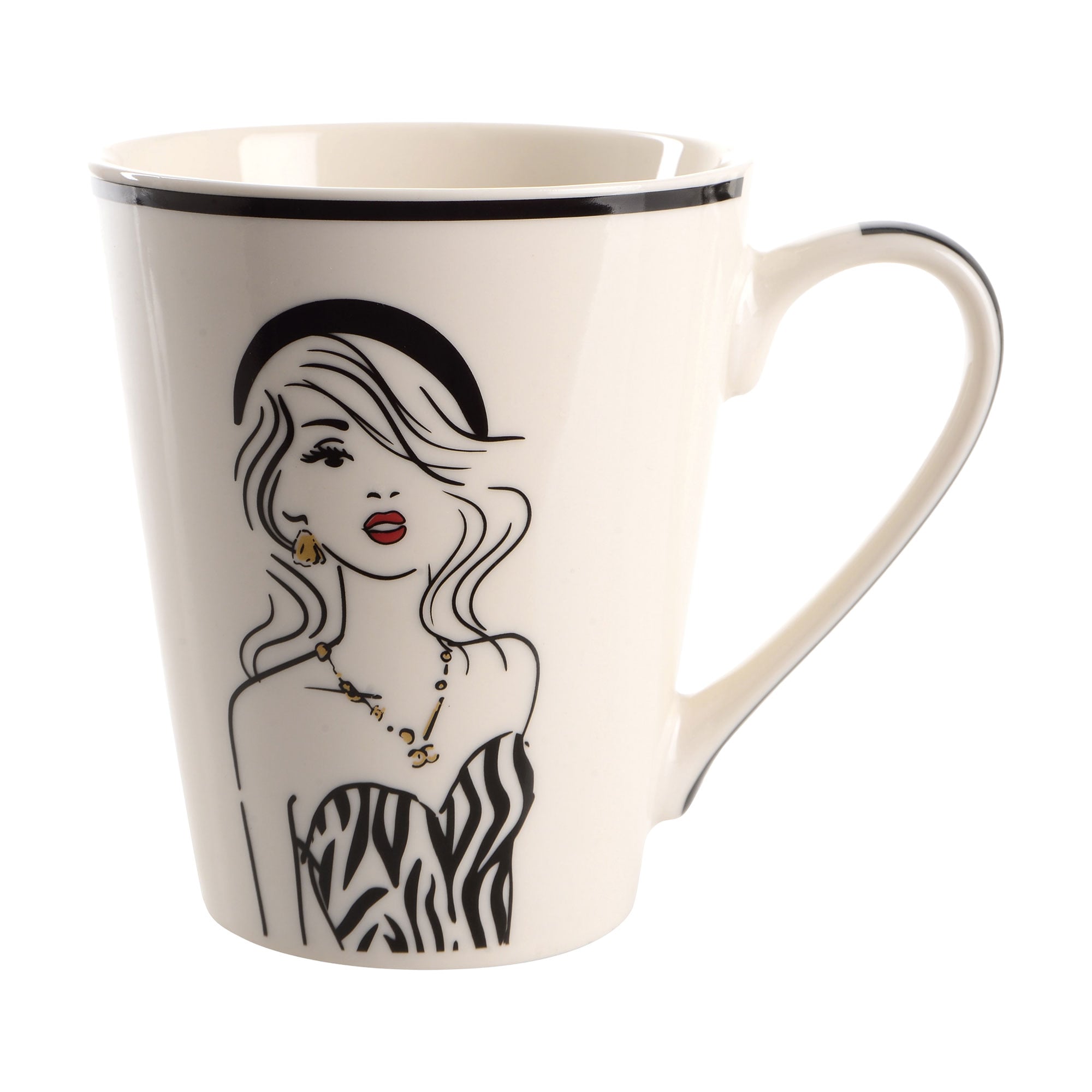 

Чашка Limited Edition Madam D біла з малюнком, 300 мл (B02-E0825D)