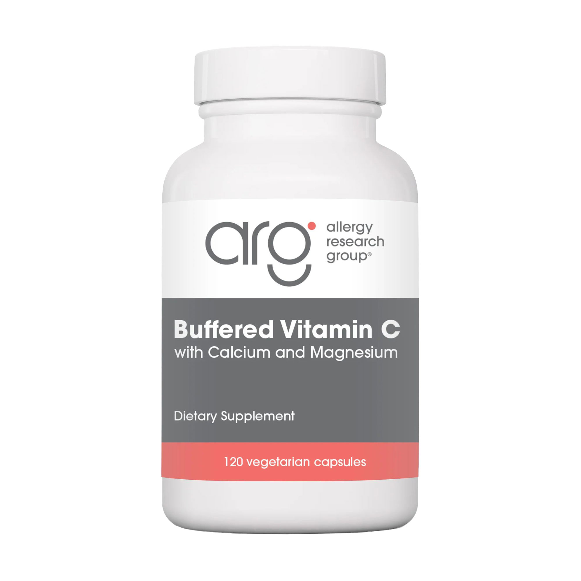 

Буферизований вітамін С з кальцієм та магнієм Allergy Research Group Buffered Vitamin C, 120 вегетаріанських капсул