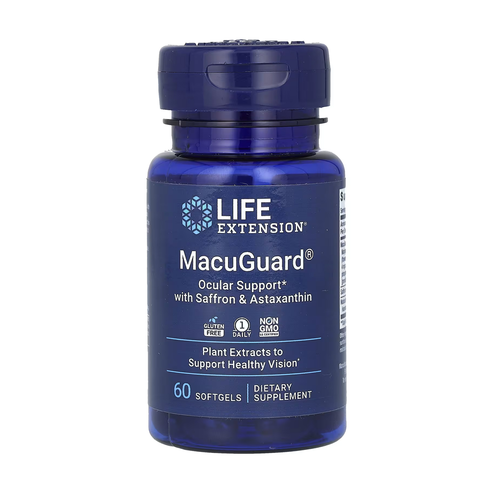 

Комплекс для очей Life Extension MacuGuard Ocular Support, 60 гелевих капсул
