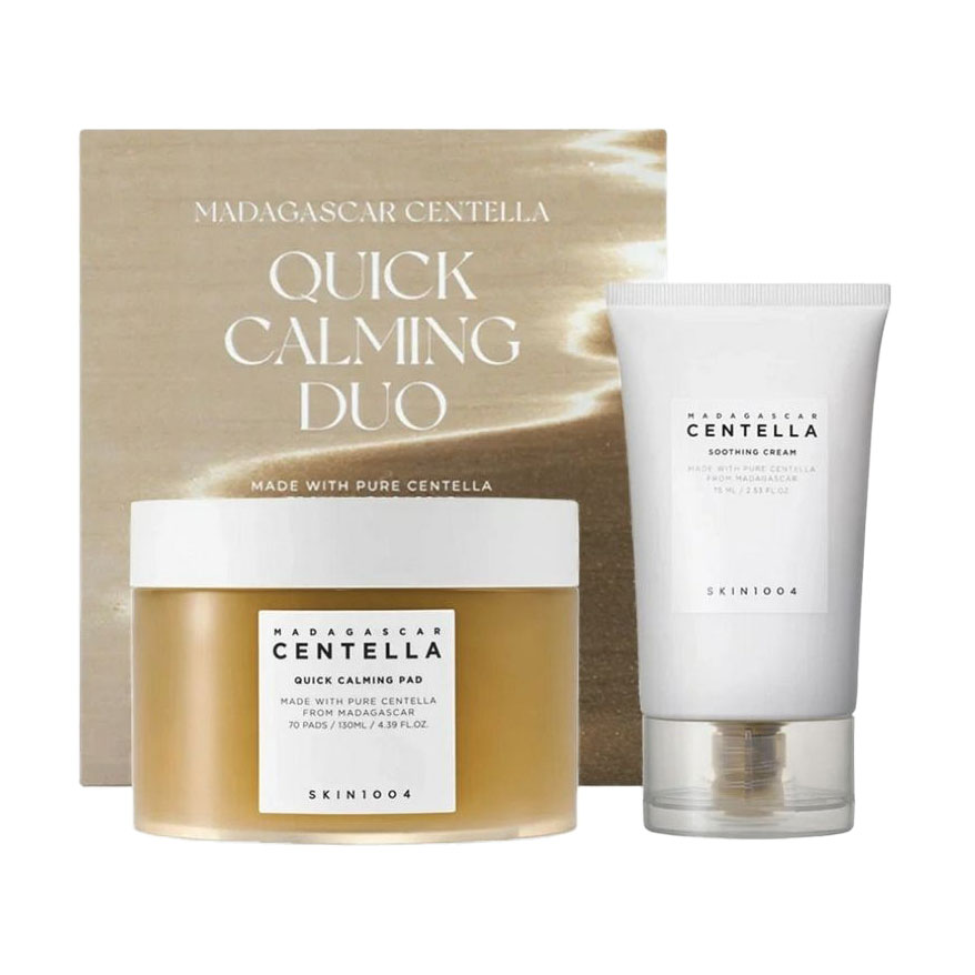

Набір для обличчя Skin1004 Madagascar Centella Quick Calming Duo (пади, 70 шт + крем, 75 мл)