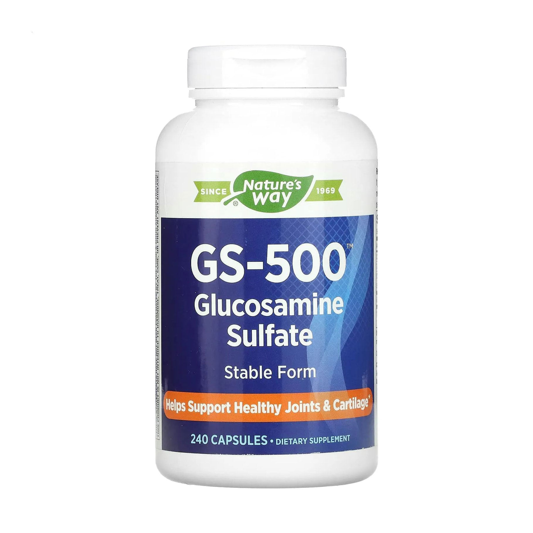 

Глюкозамін сульфат Nature's Way GS-500 Glucosamine Sulfate, 240 капсул