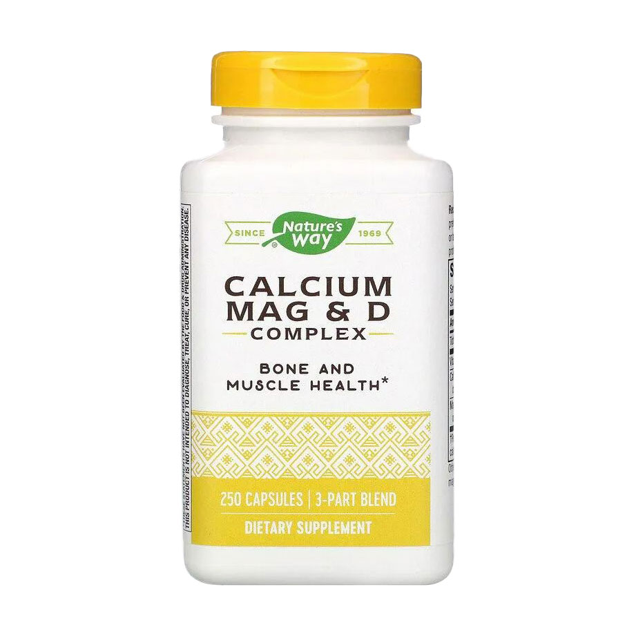 

Комплекс кальцію, магнію та вітаміну D Nature's Way Calcium Mag & D Complex, 250 капсул