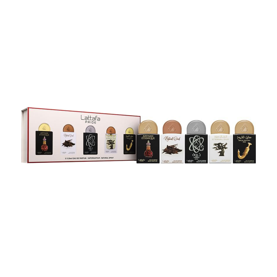 

Парфумований набір унісекс Lattafa Perfumes Pride Gift Set 02 (парфумована вода, 5*20 мл)