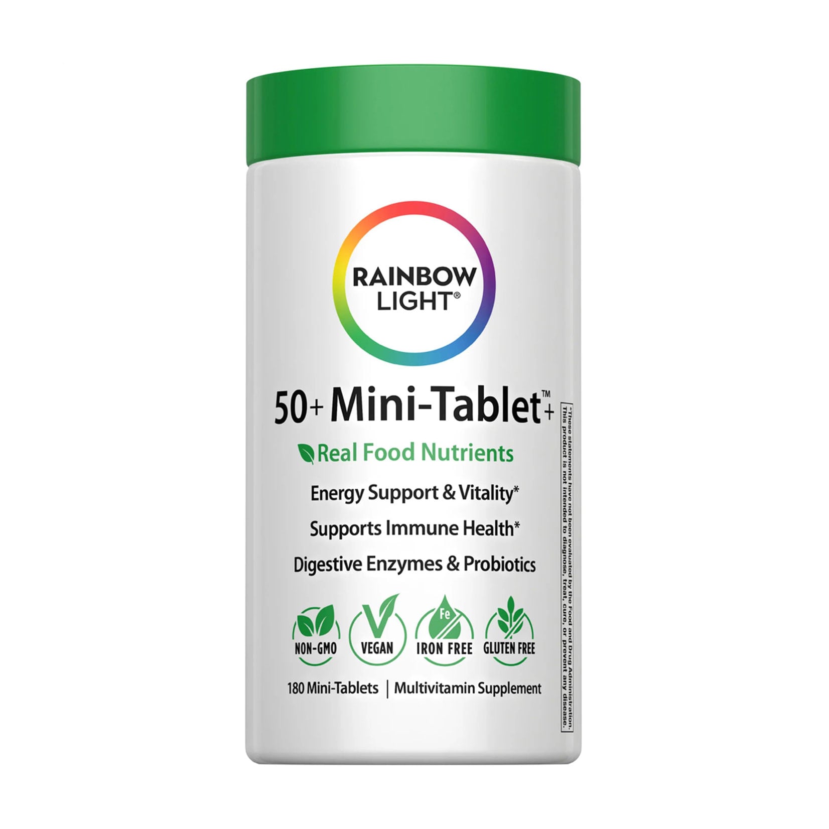 

Мультивітаміни Rainbow Light 50+ Mini-Tablet+, 180 міні-таблеток