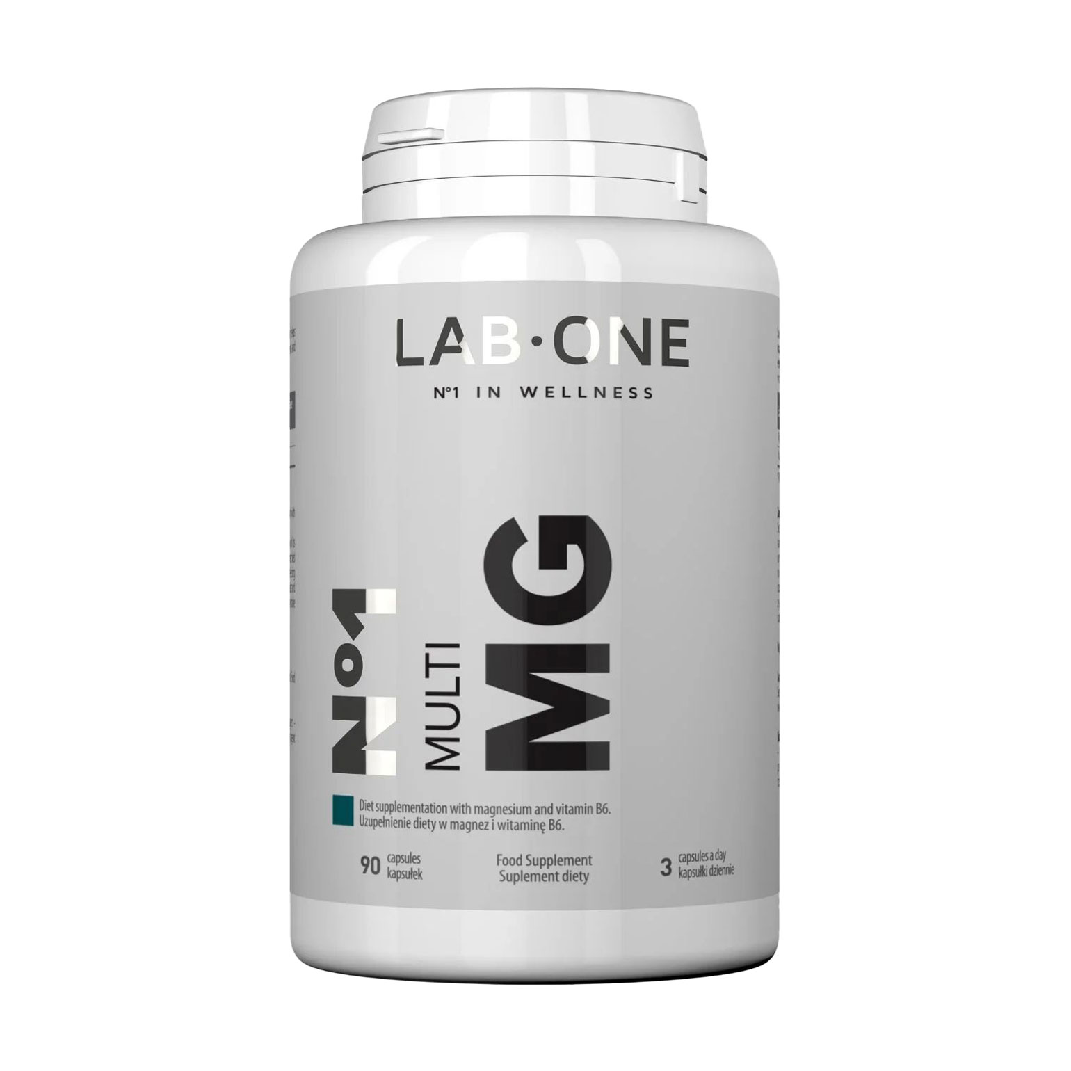 Магній Lab One N1 Multi Mg, 90 капсул