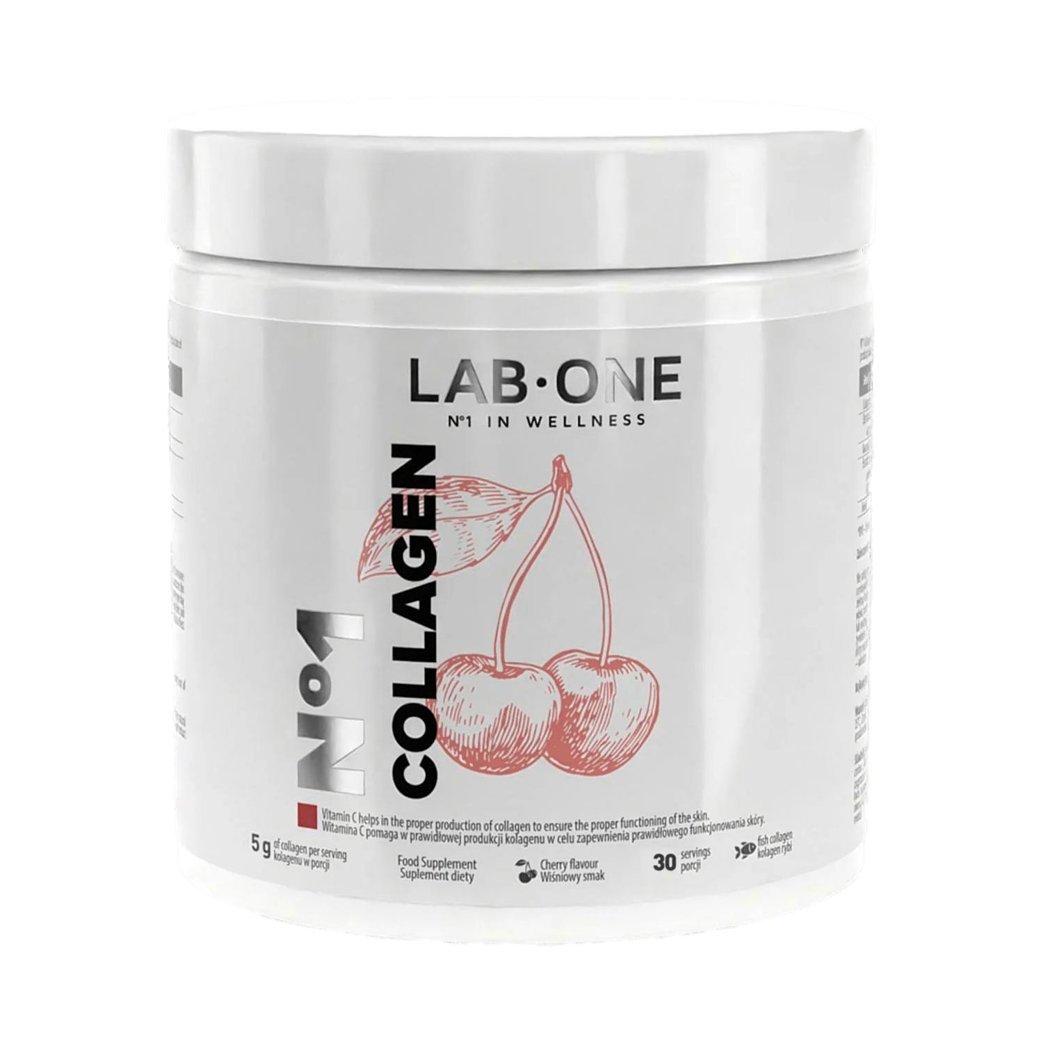 Колаген Lab One N1 Collagen зі смаком вишні, в порошку, 200 г