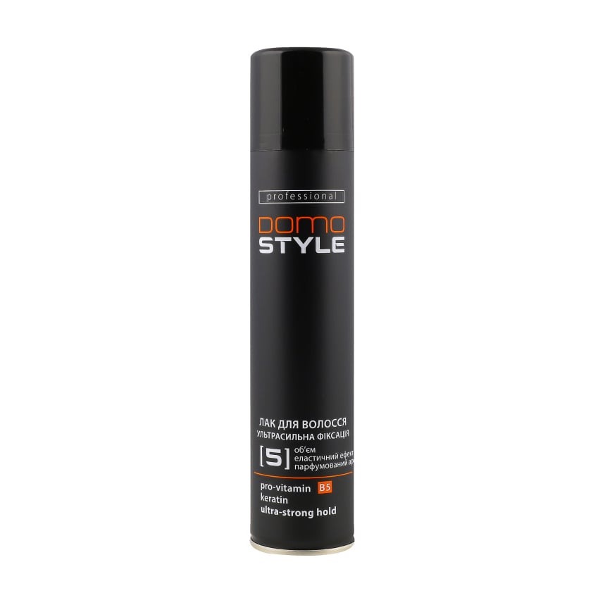 

Лак для волосся Domo Style Professional Hair Treatment Ультрасильна фіксація, 250 мл