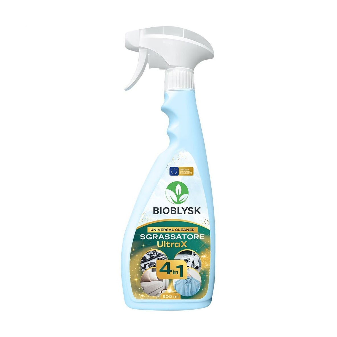 

Універсальний засіб для чищення 4 в 1 BioBlysk Sgrassatore UltraX, 500 мл