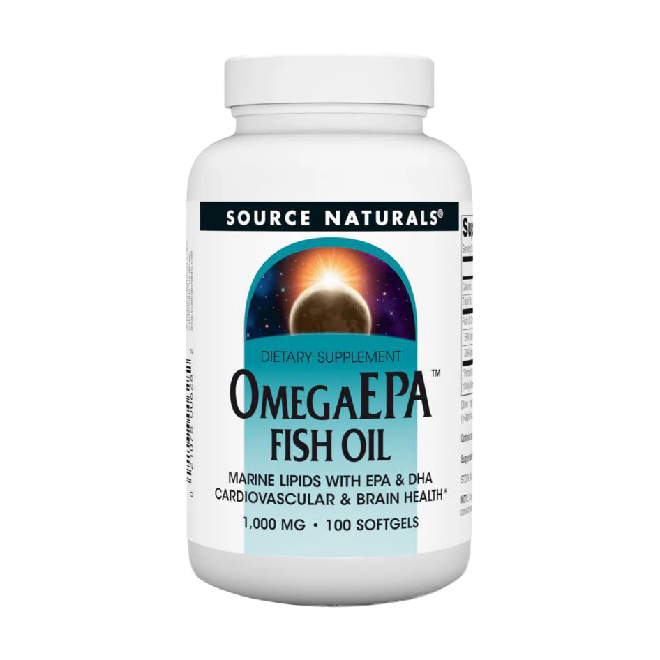 

Риб'ячий жир Омега-3 Source Naturals OmegaEPA Fish Oil, 1000 мг, 100 капсул