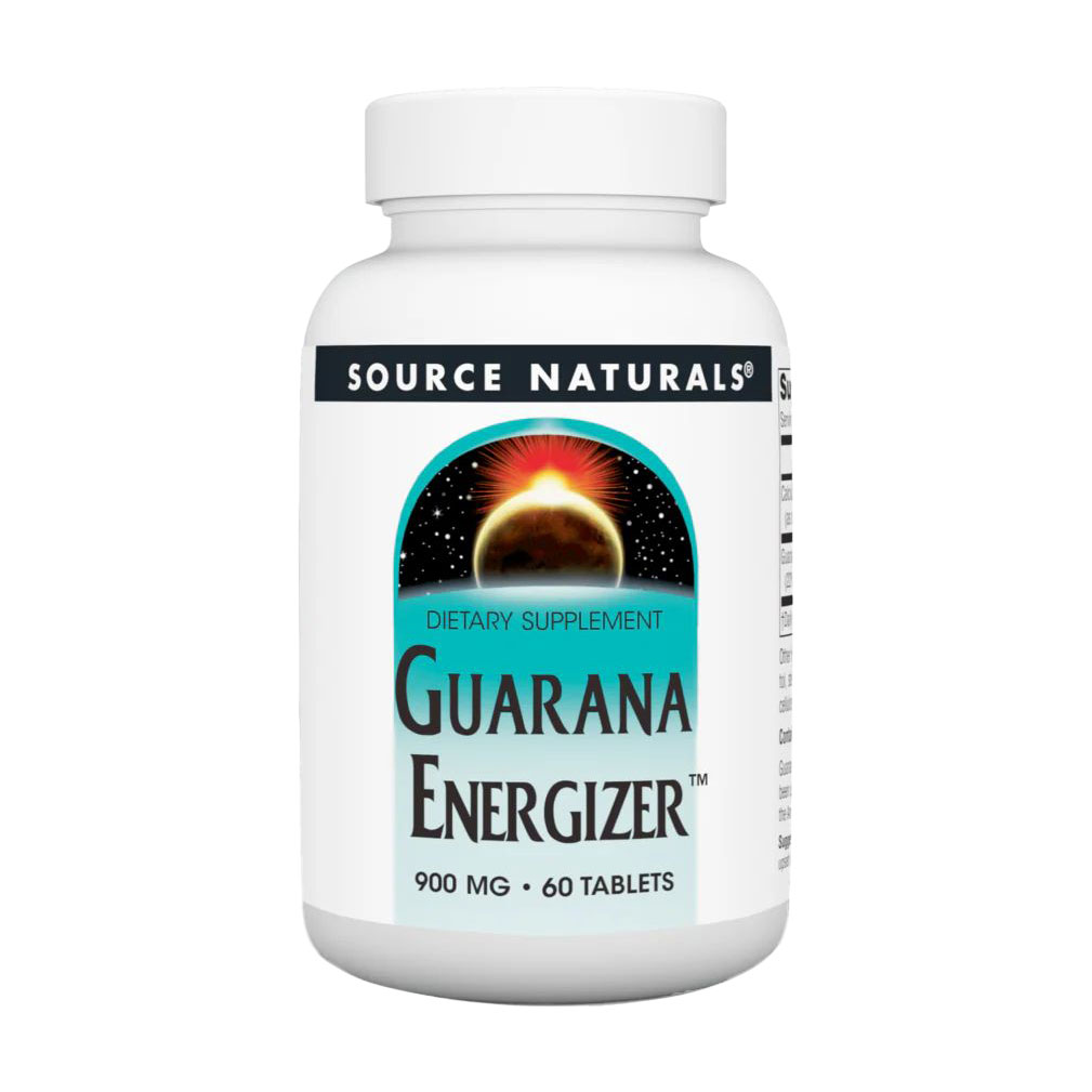 

Гуарана Source Naturals Guarana Energizer, 900 мг, 60 таблеток