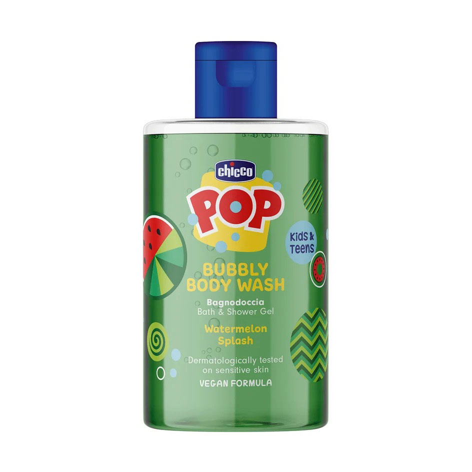 

Дитячий гель для душу Chicco Pop Watermelon Splash Bubbly Body Wash, 300 мл