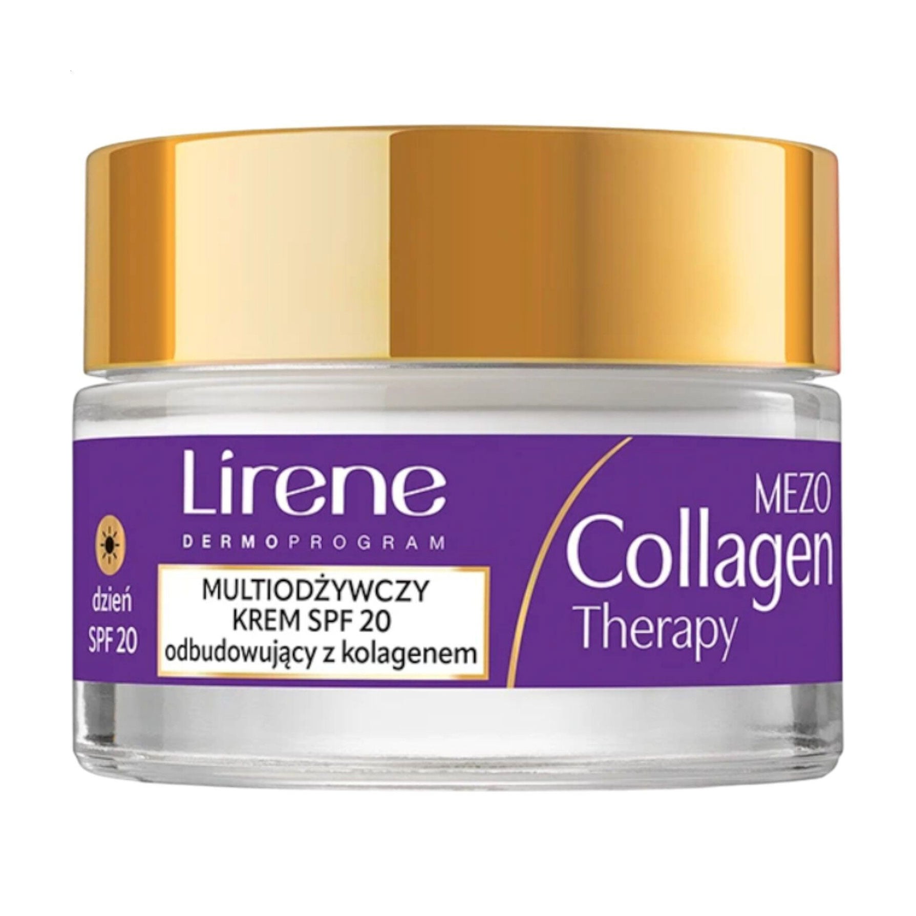 

Денний крем для обличчя Lirene Dermo Program Mezo Collagen Therapy 70+, SPF 20, 50 мл
