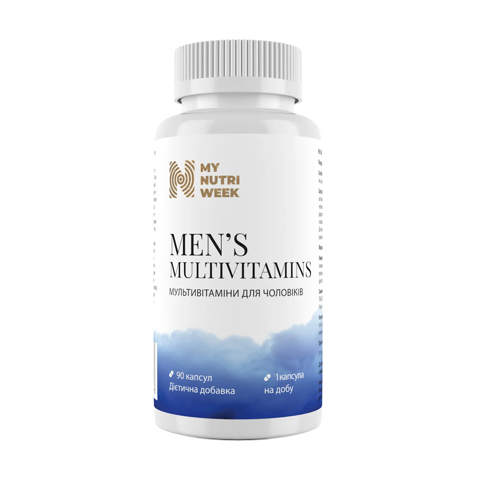 

Мультивітаміни для чоловіків My Nutri Week Men's Multivitamins, 90 капсул