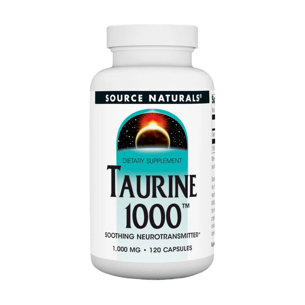 

Таурин Source Naturals Taurine 1000, 1000 мг, 120 капсул