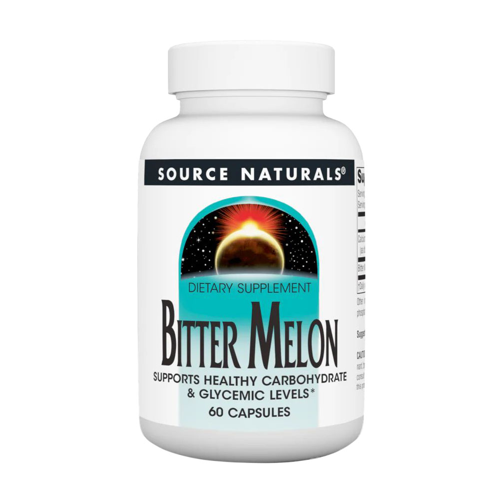 

Екстракт гіркої дині Source Naturals Bitter Melon, 60 капсул