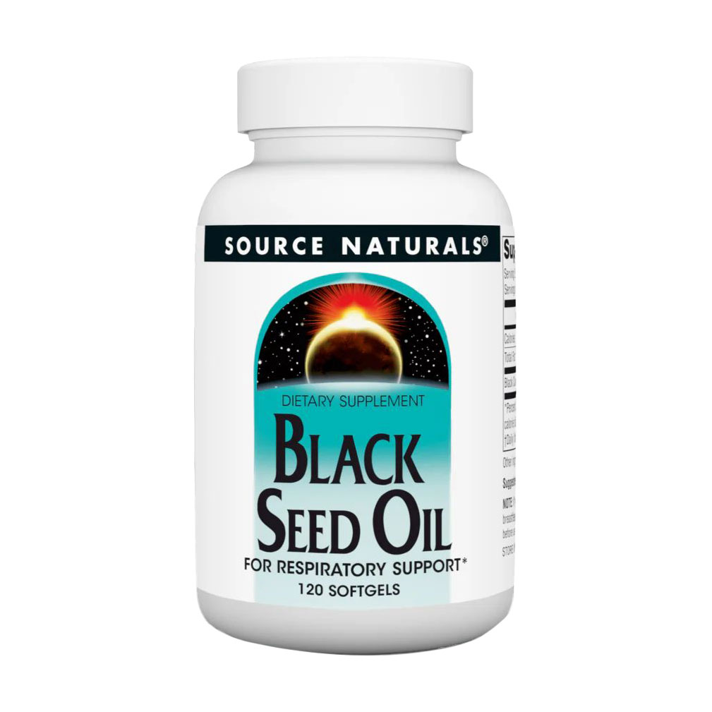

Масло насіння чорного кмину Source Naturals Black Seed Oil, 120 гелевих капсул