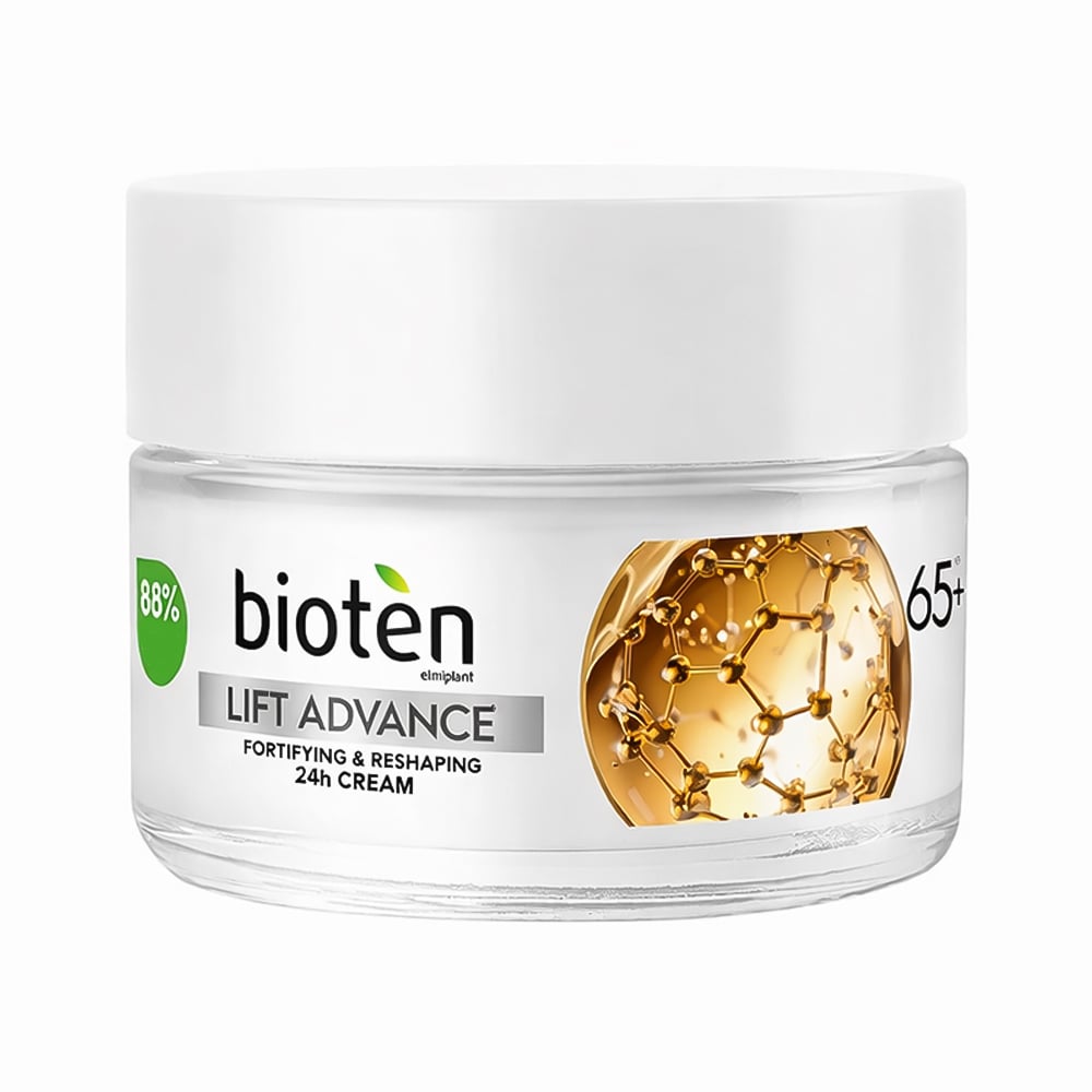 

Крем для обличчя Bioten Lift Advance Fortifying & Reshaping 24h Cream 65+, 50 мл