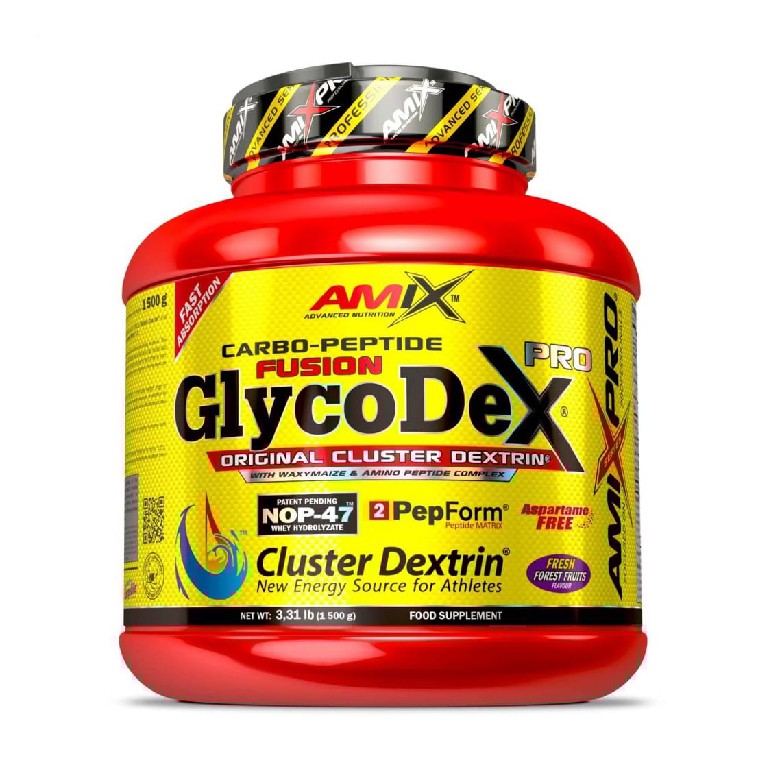 

Гейнер Amix Nutrition GlycoDex Pro Лісові фрукти, 1.5 кг