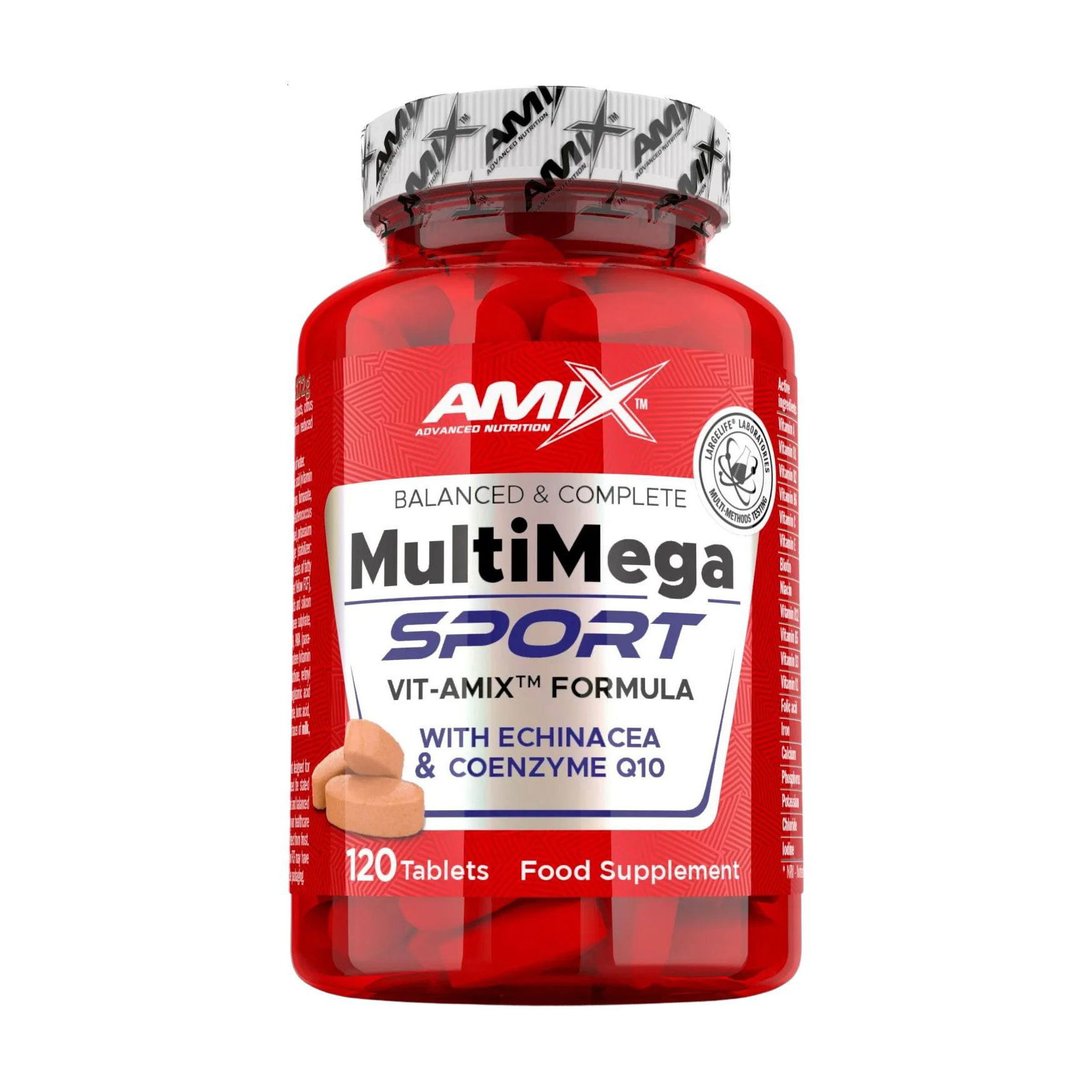 

Вітамінно-мінеральний комплекс Amix Nutrition Multi Mega Sport, 120 таблеток