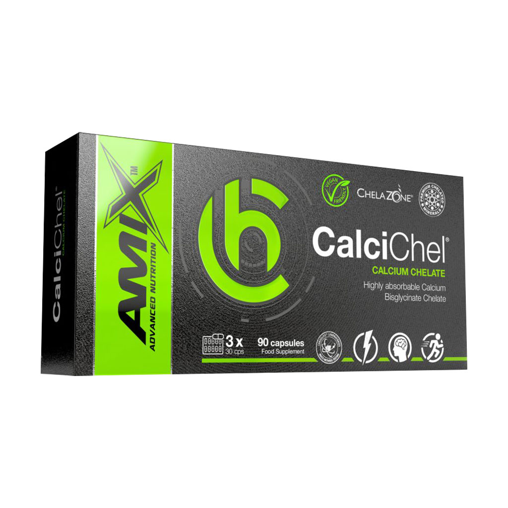 

Кальцій хелат Amix Nutrition ChelaZone CalciChel Calcium Chelate, 90 капсул