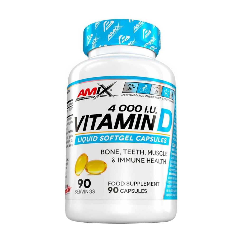 

Вітамін D Amix Nutrition Performance Vitamin D 4000 МО, 90 гелевих капсул