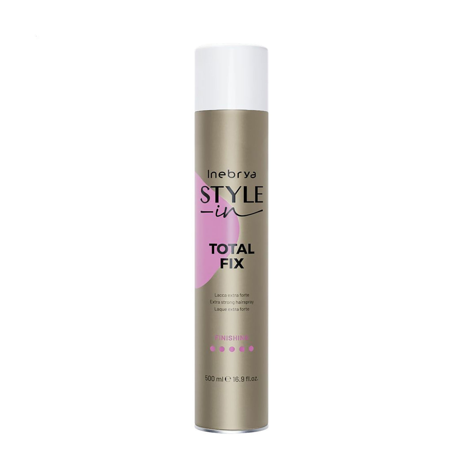 

Лак для волосся Inebrya Style-In Total Fix Extra Strong Hairspray екстрасильної фіксації, 500 мл