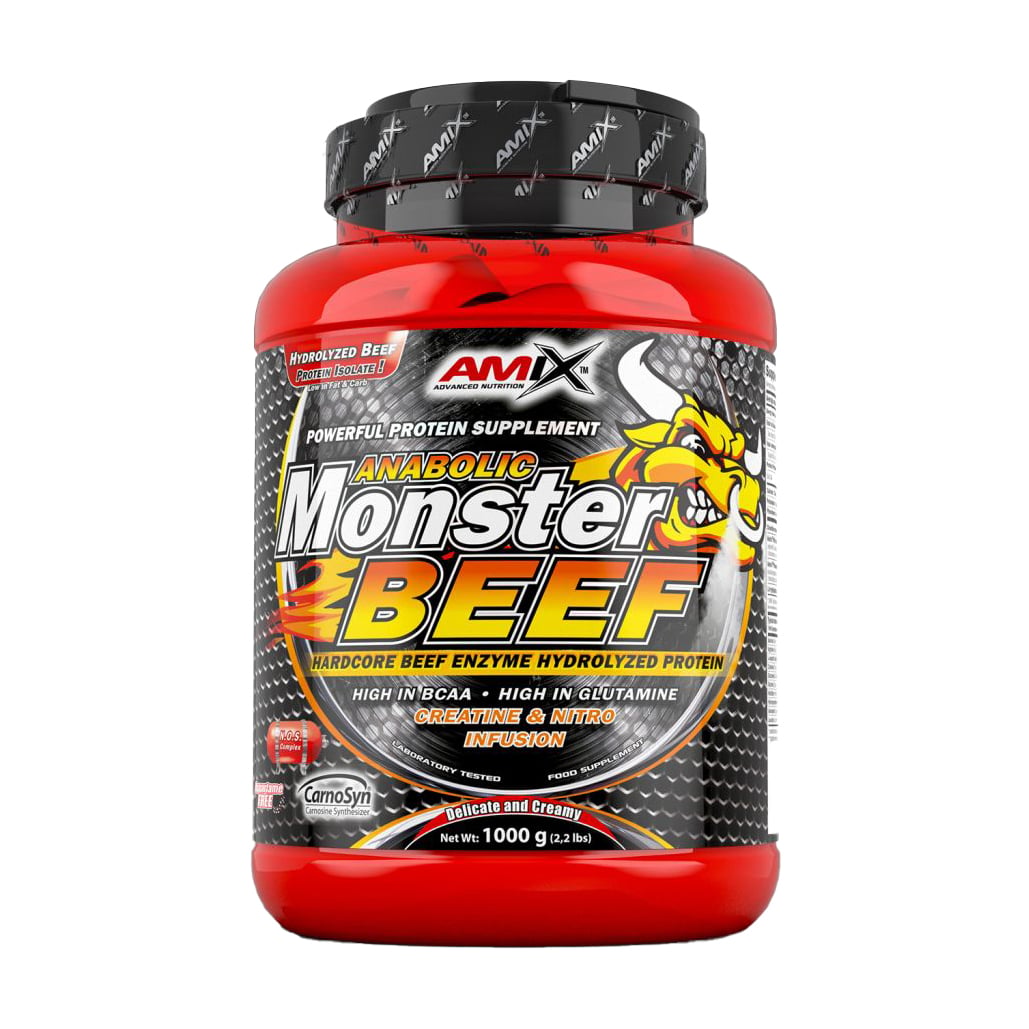 Протеїн Amix Nutrition Anabolic Monster Beef Protein Полуниця-банан, в порошку, 1 кг