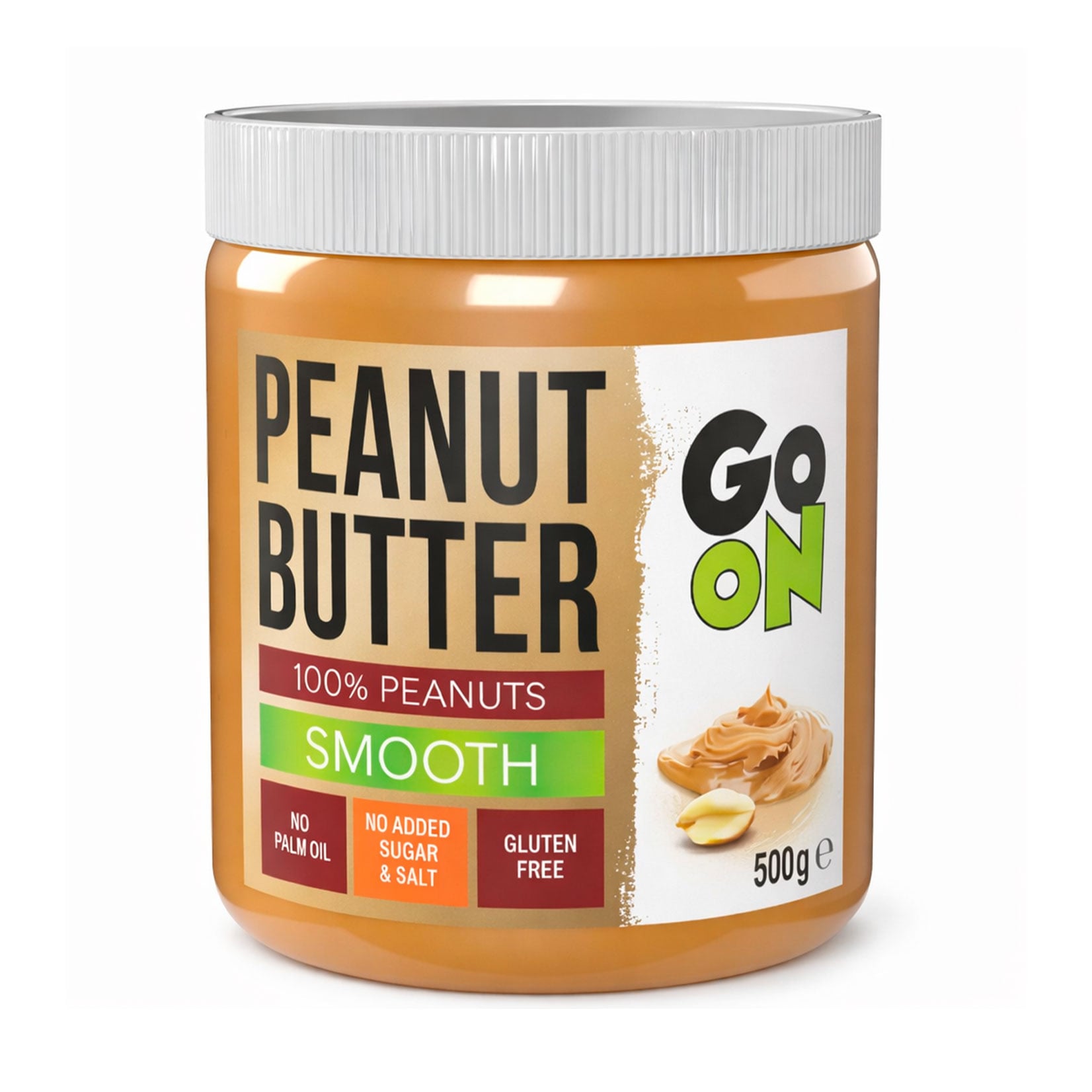 

Арахісова паста Go On Nutrition Peanut Butter Smooth 100%, 500 г